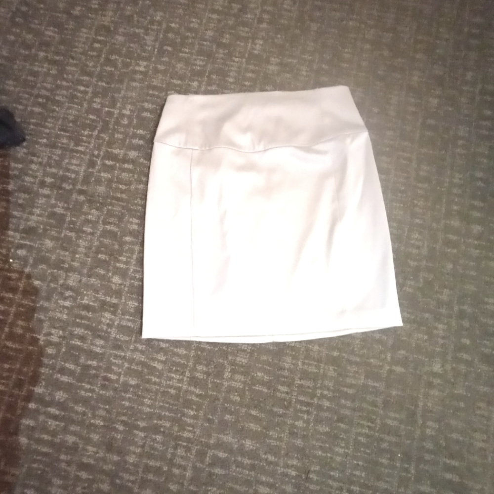 Express design studio dress skirt. Silver.